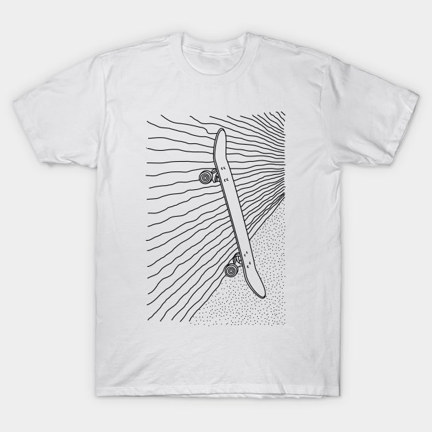 Skateboard T-Shirt by JoannaPearson